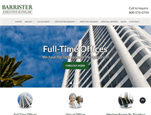 Tablet Screenshot of barrister-suites.com